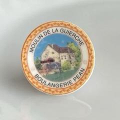 フランス　フェーブ　BOULANGERIE PEAN 建物のお皿　パン屋　②
