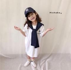 ★新品★ スマイルプリントTシャツワンピース 女の子