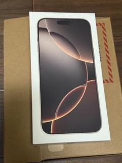 【新品未開封】 iPhone 16 Pro Max 256GBデザートチタン本体