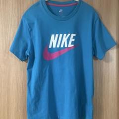 NIKE 青 コットン Tシャツ Mサイズ