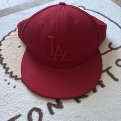 New Era 59FIFTY LAキャップ 8レッド