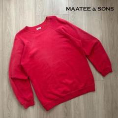 【MAATEE & SONS】Vintage sweat shirt RED 3のサムネイル