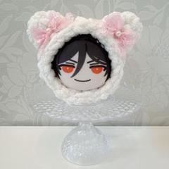 おまんじゅう　着ぐるみ　ぬい服　ねこ　ねこみみ　オフホワイト　赤　青　黄色 m94911473667_1.jpg?1689768002