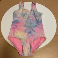 女の子用タイダイ柄水着（ノースリーブ）