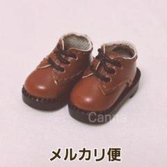 【ドール用 革靴 ブラウン】オビツ11 ねんどろいど ピコドー9 靴 推し活