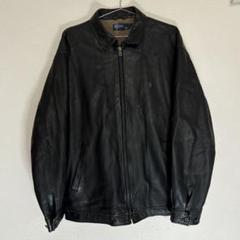 90s Ralph Lauren レザージャケット　Mサイズ 90s Ralph Lauren ラルフローレン レザージャケット カーコート