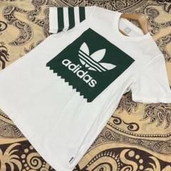 adidas メンズTシャツ　L トレフォイルロゴ　＃1592