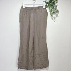 【ドゥクラッセ】カーキワイドパンツ ウエストゴム　サイズ11