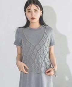 新品未使用JEANASIS シルバービーズ ネットビスチェ JEANASIS ビーズビスチェシルバー - メルカリ