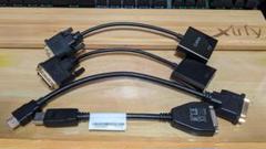 PC用ディスプレイ系変換ケーブルのセット
