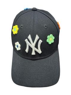 New Era NY NICK GEAR 花柄刺繍キャップ　9FORTY NEW ERA - ニューエラ E-FRAME 花柄 刺繍 ヤンキース NY