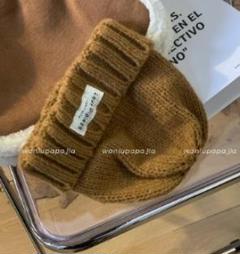 帽子 リブニット レディース キャップ 女性 婦人 ニット帽
