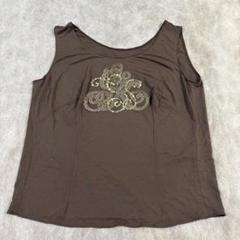 新品未使用品　タグ付き　美品　伊太利屋　イタリヤ　装飾　タンク 伊太利屋 - タグ付き未使用/日本製☆GK伊太利屋☆ラインストーン