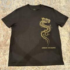 ARMANI アルマーニ 龍 ドラゴン y2k 刺繍ロゴ Tシャツ - メルカリ