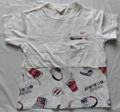 丸高衣料　ダディオダディ　半袖　Tシャツ　110cm　白　幼稚園　保育園　子供服