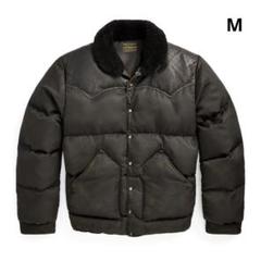 24FW 新品 RRL シアリングカラー レザーヨーク ジャケット ダウン M m83643802786_1.jpg?1738577727