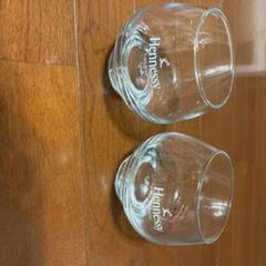 Hennessy ガラスコップ 2個セット　9cm 365.のサムネイル