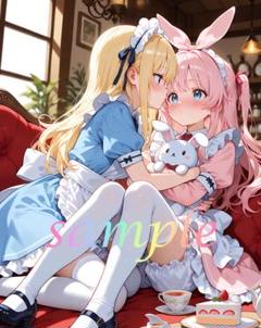 c043 美少女 かわいい イラスト 下着 コスプレ セクシー A4ポスター
