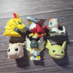 デジモンアドベンチャー 指人形 ソフビ フィギュアなど 34個 デジモン02 デジモン アドベンチャー02 指人形6体セット - メルカリ