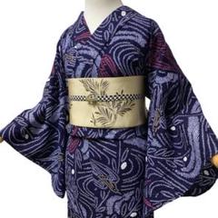 ¨̮⃝ 身丈158 レア柄 キュートな燕絞り浴衣 有松絞り 鳴海絞り yukata
