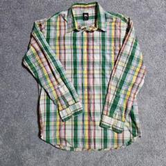Stussy チェック柄 スウェット ダークグリーン レア！Stussy ステューシー チェックシャツ グリーン系 XLサイズ