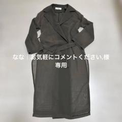 Glamlips グラムリップス　シアーロングコート　シャツ　ブラウス　カーキのサムネイル