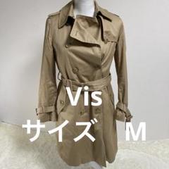 ベージュ トレンチコート ベルト付きカジュアルジャケット(0621