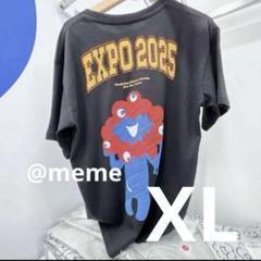 【XL】万博　タイ　プームジャイ　ネイビー　Tシャツ 大阪、関西万博の タイパビリオンのマスコット🇹🇭 プームジャイ