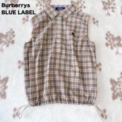 BURBERRY BLUE LABELノバチェックリバーシブルベストsize38 BURBERRY BLUE LABEL バーバリー ノバチェック ベスト M - メルカリ