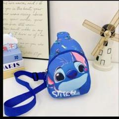 ディズニースティッチ ボディバッグ　青
