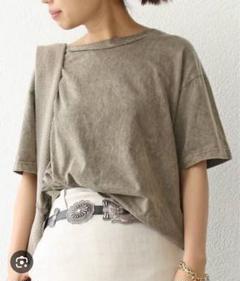 Uneven dyeing Tシャツ