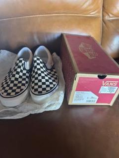 生産中止VANS Classic Slip-On チェック柄 US9アナハイム