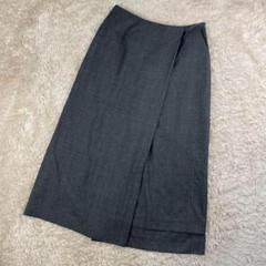 美品♡ ENFOLD グレンチェックスカートパンツ ラップ風　エンフォルド