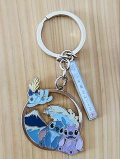 ディズニー　ストア　スティッチ　スクランプ　エンジェル　キーホルダー