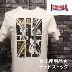 LONSDSLE 半袖 バンドTシャツ風 ホワイト