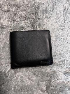 PRADA ブラック 二つ折り財布 認証カード付き