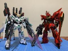 HG フルアーマー・ユニコーン　レッドカラー　バンシィ・ノルン　未組立品　セット HG フルアーマー・ユニコーンレッドカラーバンシィ・ノルン未