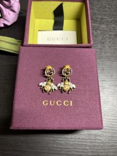 GUCCI ビー　蜂モチーフ ピアス 楽天市場】【美品】グッチ【GUCCI】 ビー ピアス レジンパール