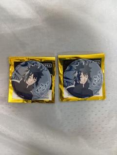 匿名配送】ニンジャタウン缶バッジ特典ナルトサスケ イタチ