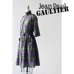 JEAN PAUL GAULTIER ジャンポールゴルチェ 柄 ワンピース - メルカリ