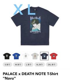 Palace x Death Note】 T-Shirt Navy - 25SS (Palace