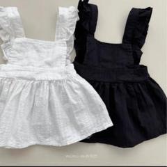 frill suspenders one-piece / mimimarket