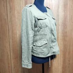 【アースミュージックアンドエコロジー】レディース　ジャケット　S　カーキ