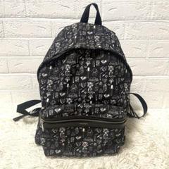 SAINT LAURENT サンローラン 音符 リュックキャンバス レディース SAINT LAURENT サンローラン 音符 リュックキャンバス レディース