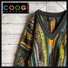 2025年最新】COOGI ネック：Vネック メンズ ニット・セーターの