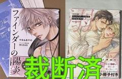 BL小説・ファインダーの烙印　Amazon特典(イラストカード)のみ☆メルカリ便 アニメイト限定】小説 ファインダーの烙印 砂床あい イラスト