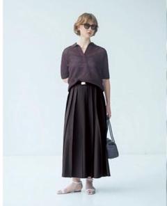 美品 エブール ebure ロンハーマン別注 シルク ロングスカート