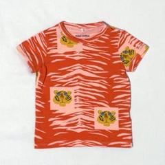 Mini rodini ミニロディーニ トラ柄Tシャツ 虎　動物 80-86