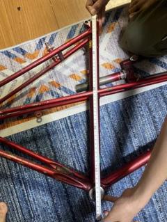自転車TANGE5フレームのパーツ