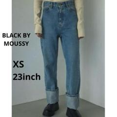 即完売商品　レア　BLACK BY MOUSSYセルビッジビンテージデニム　２５ BLACK BY MOUSSY（ブラックバイマウジー）の「selvedge vintage